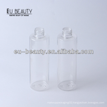 Empty transparent plastic bottle 250 ml